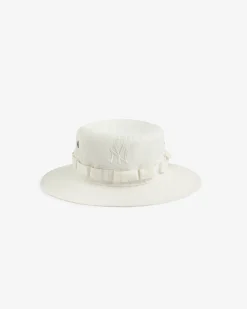 Aimé Leon Dore ALD / New Era Yankees Striped Linen Bucket Hat