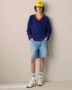 Aimé Leon Dore ALD / New York Yankees Denim Shorts