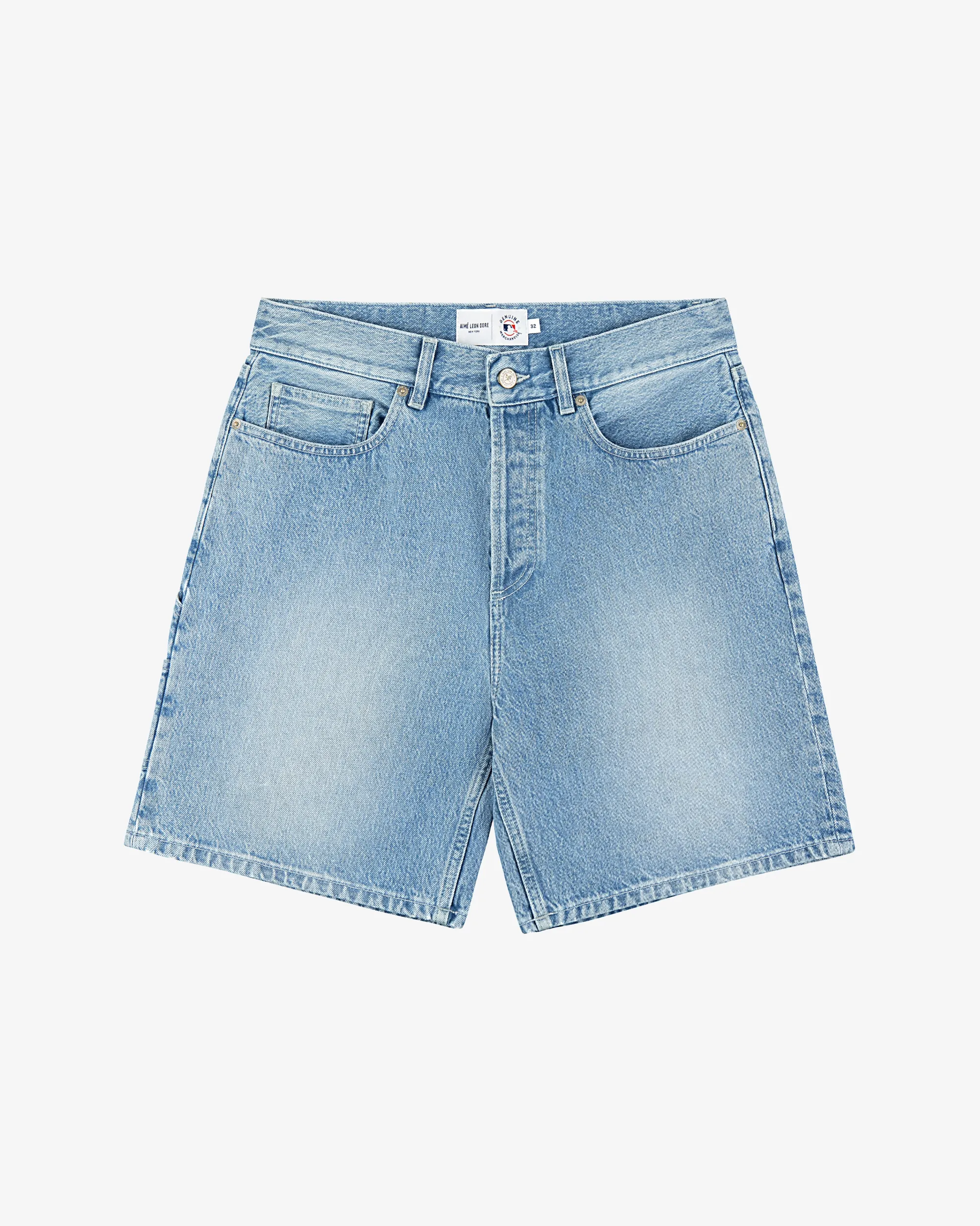Aimé Leon Dore ALD / New York Yankees Denim Shorts