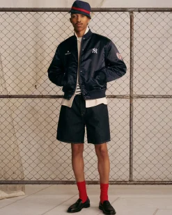 Aimé Leon Dore ALD / New York Yankees Satin Varsity Jacket