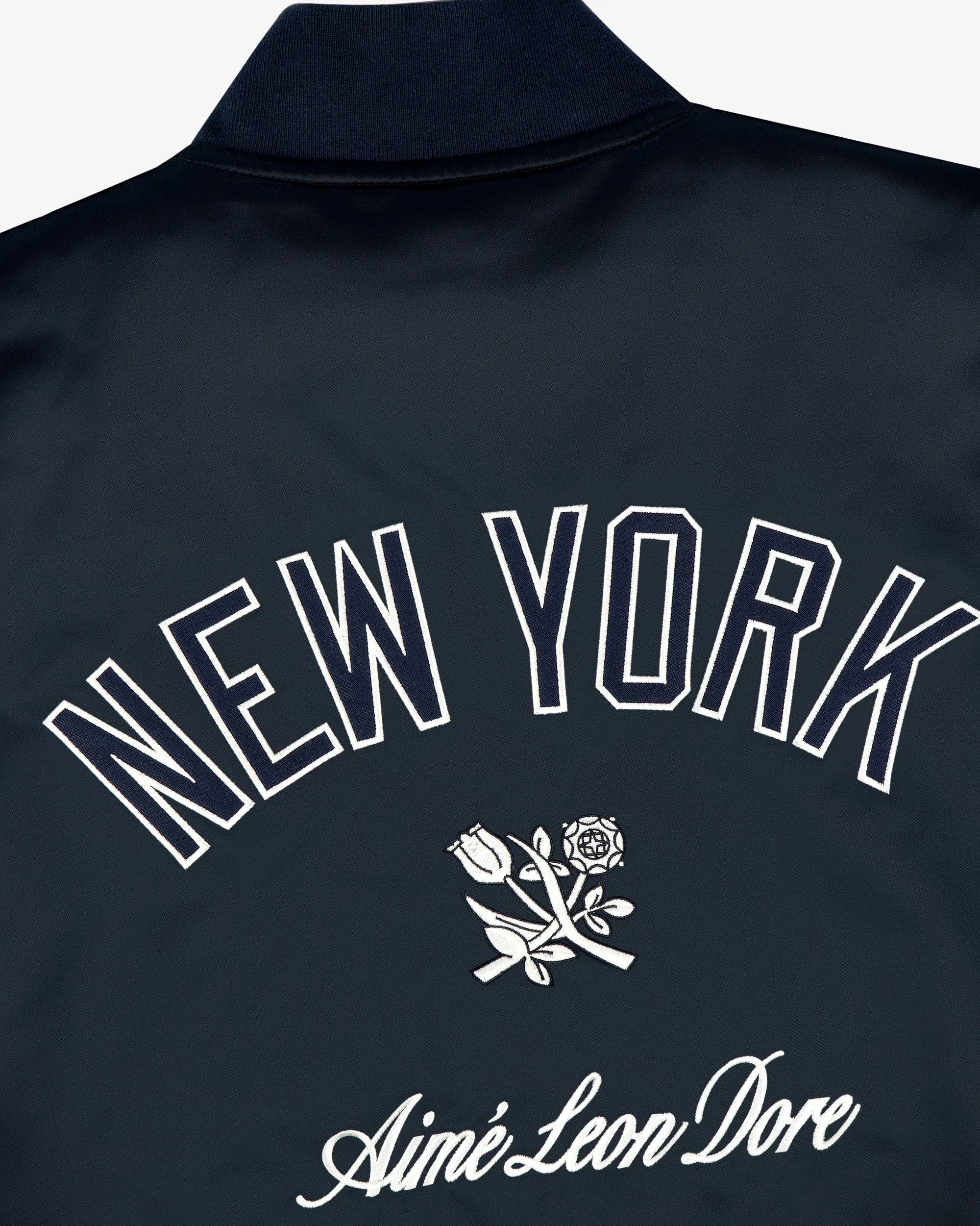 Aimé Leon Dore ALD / New York Yankees Satin Varsity Jacket