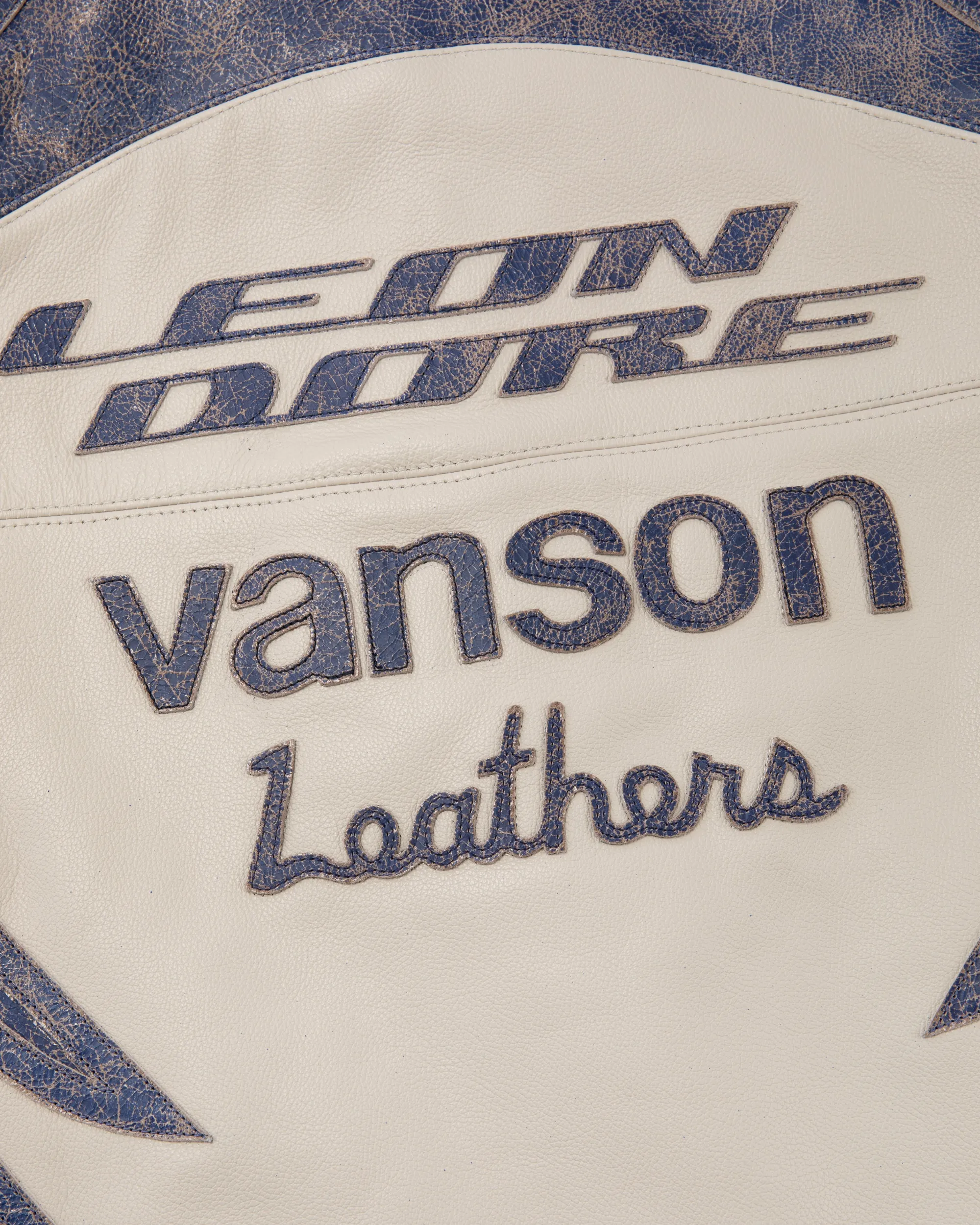 Aimé Leon Dore ALD / Vanson Distressed Leather Moto Jacket