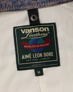 Aimé Leon Dore ALD / Vanson Distressed Leather Moto Jacket