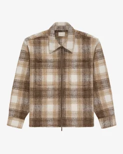 Aimé Leon Dore Alpaca Blend Zip Shirt