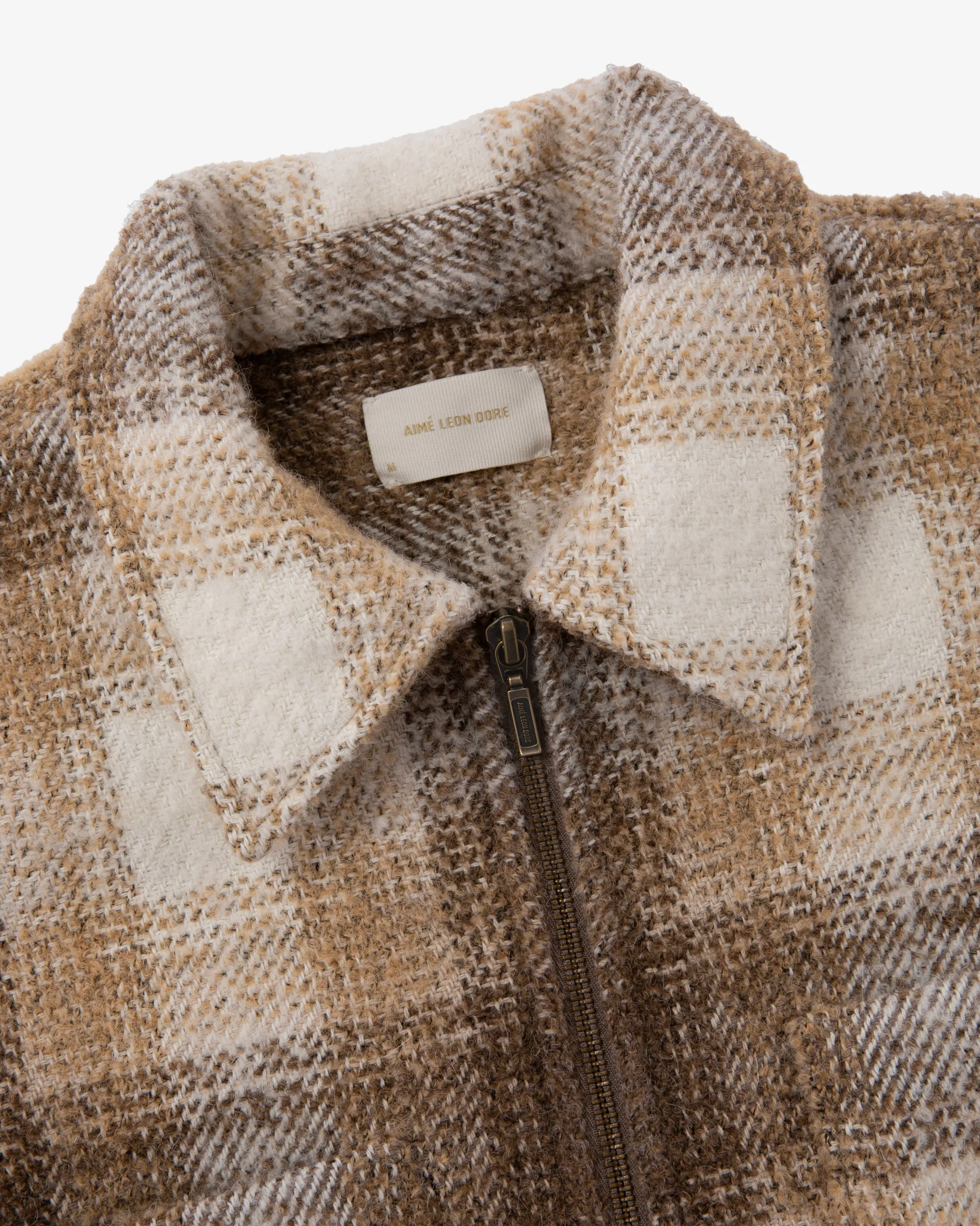 Aimé Leon Dore Alpaca Blend Zip Shirt