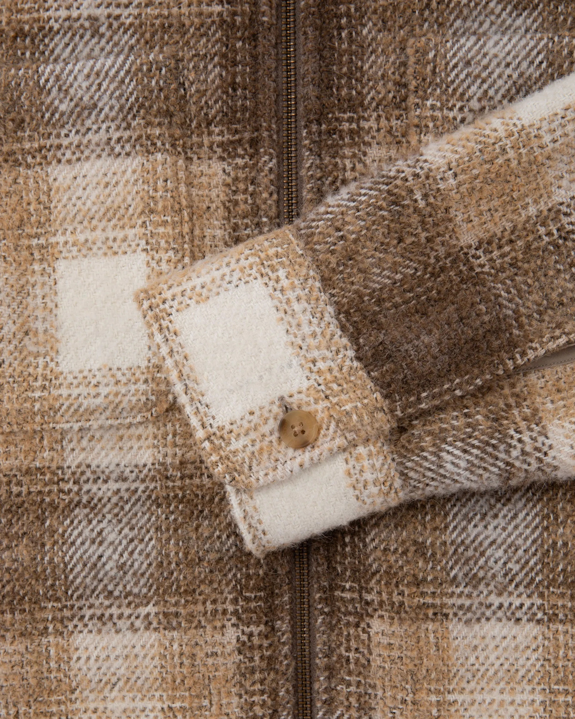 Aimé Leon Dore Alpaca Blend Zip Shirt