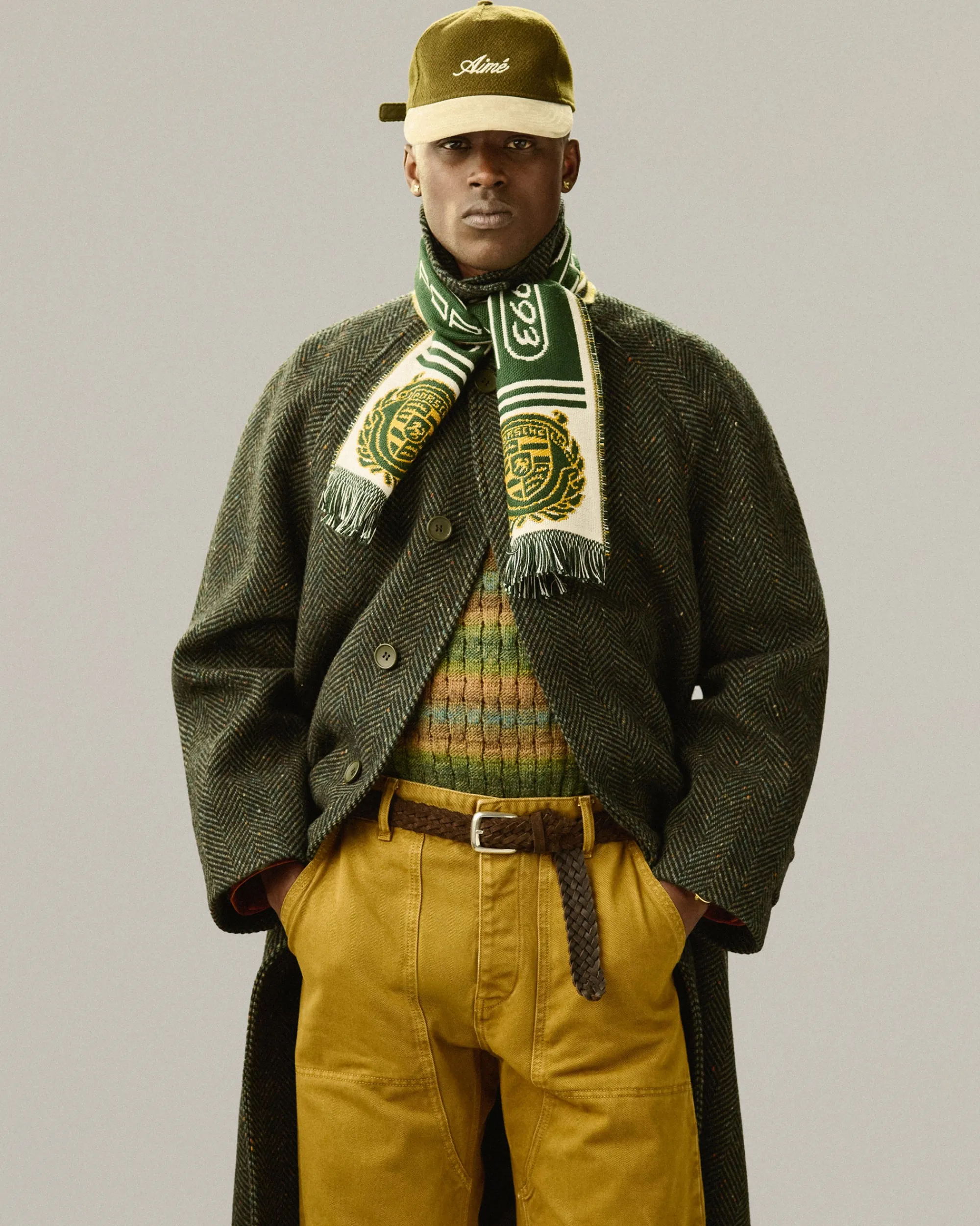 Aimé Leon Dore Braided Suede Belt