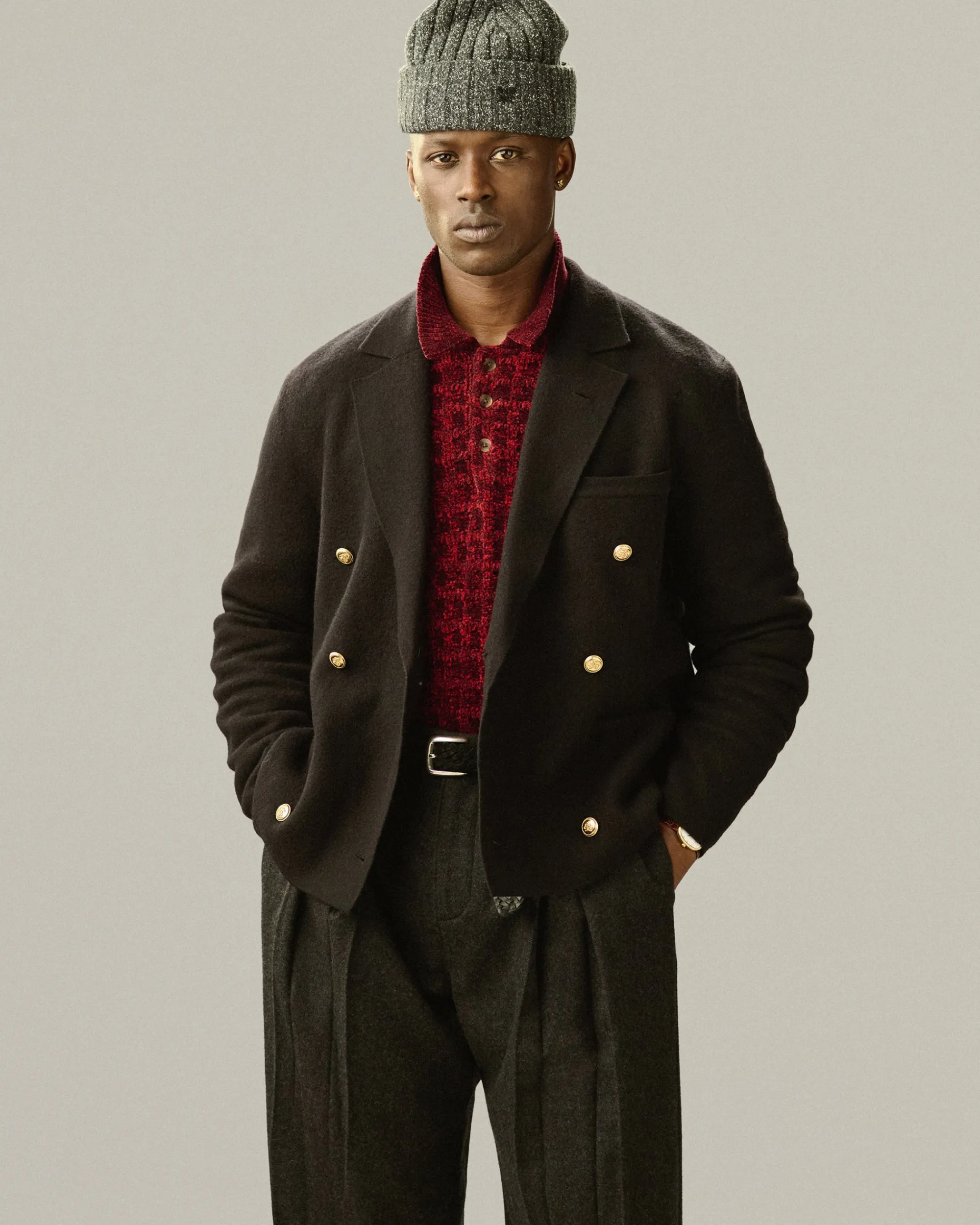 Aimé Leon Dore Braided Suede Belt