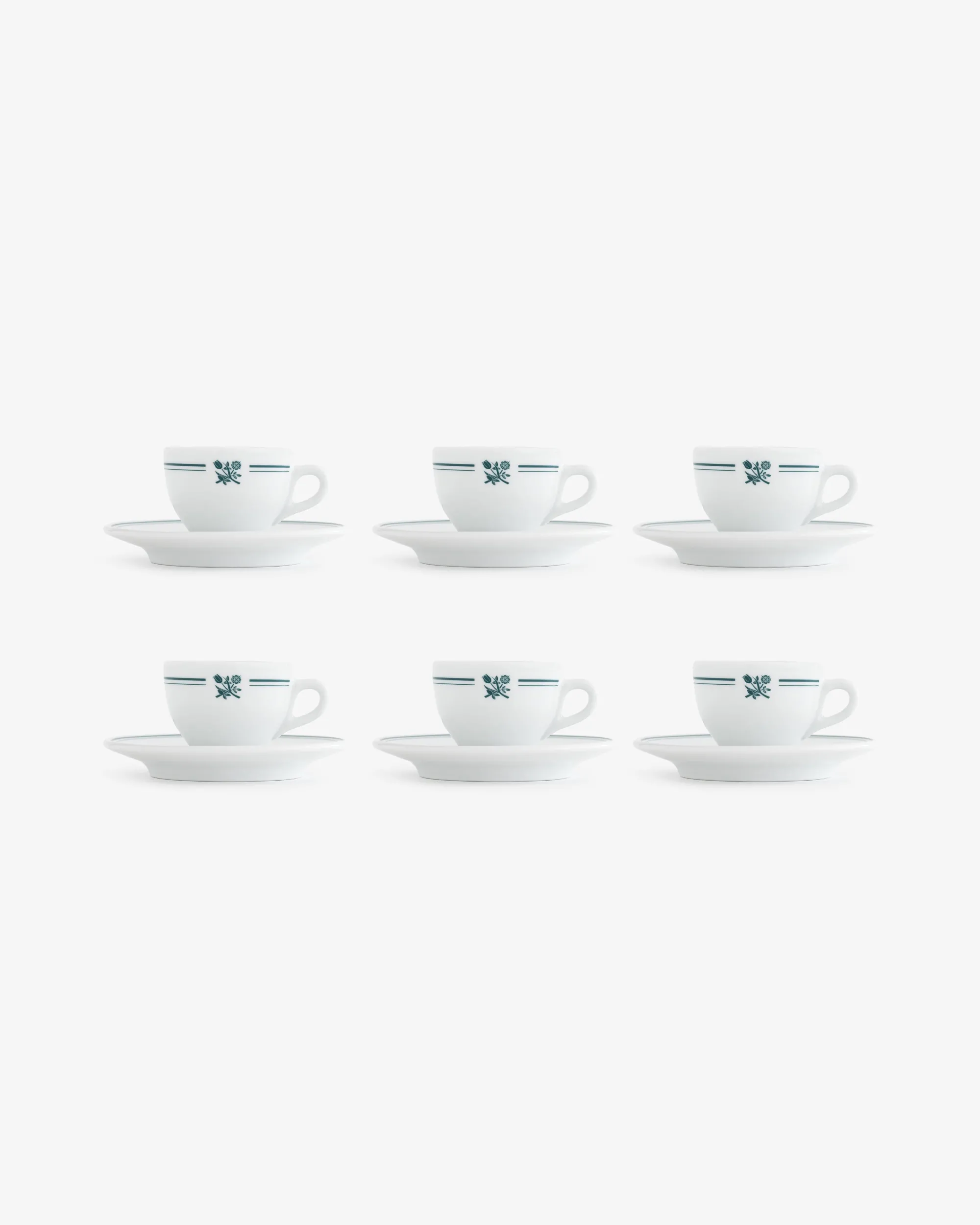 Aimé Leon Dore Café Leon Dore Espresso Cup & Saucer (Set of 6)