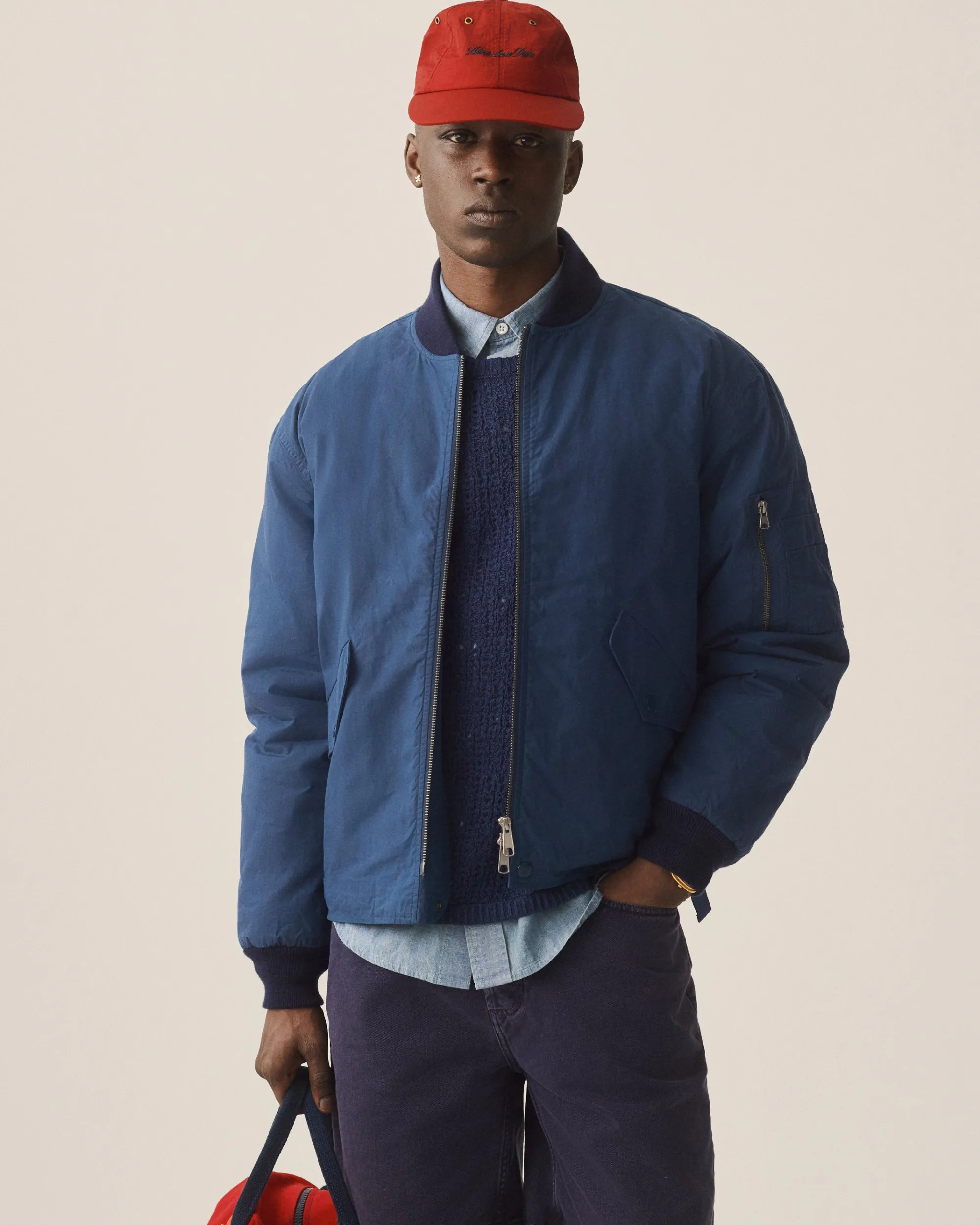 Aimé Leon Dore Cropped Bomber Jacket