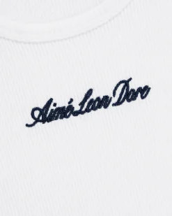 Aimé Leon Dore Embroidered Logo Tank   Top