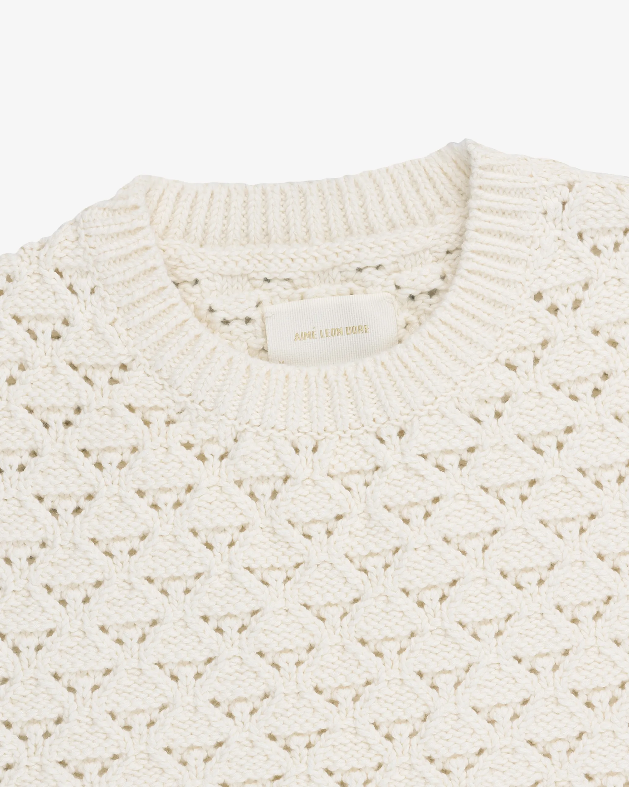 Aimé Leon Dore Eyelet Knit Crewneck Sweater