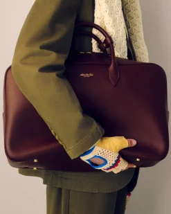 Aimé Leon Dore Full Grain Leather Briefcase Duffle