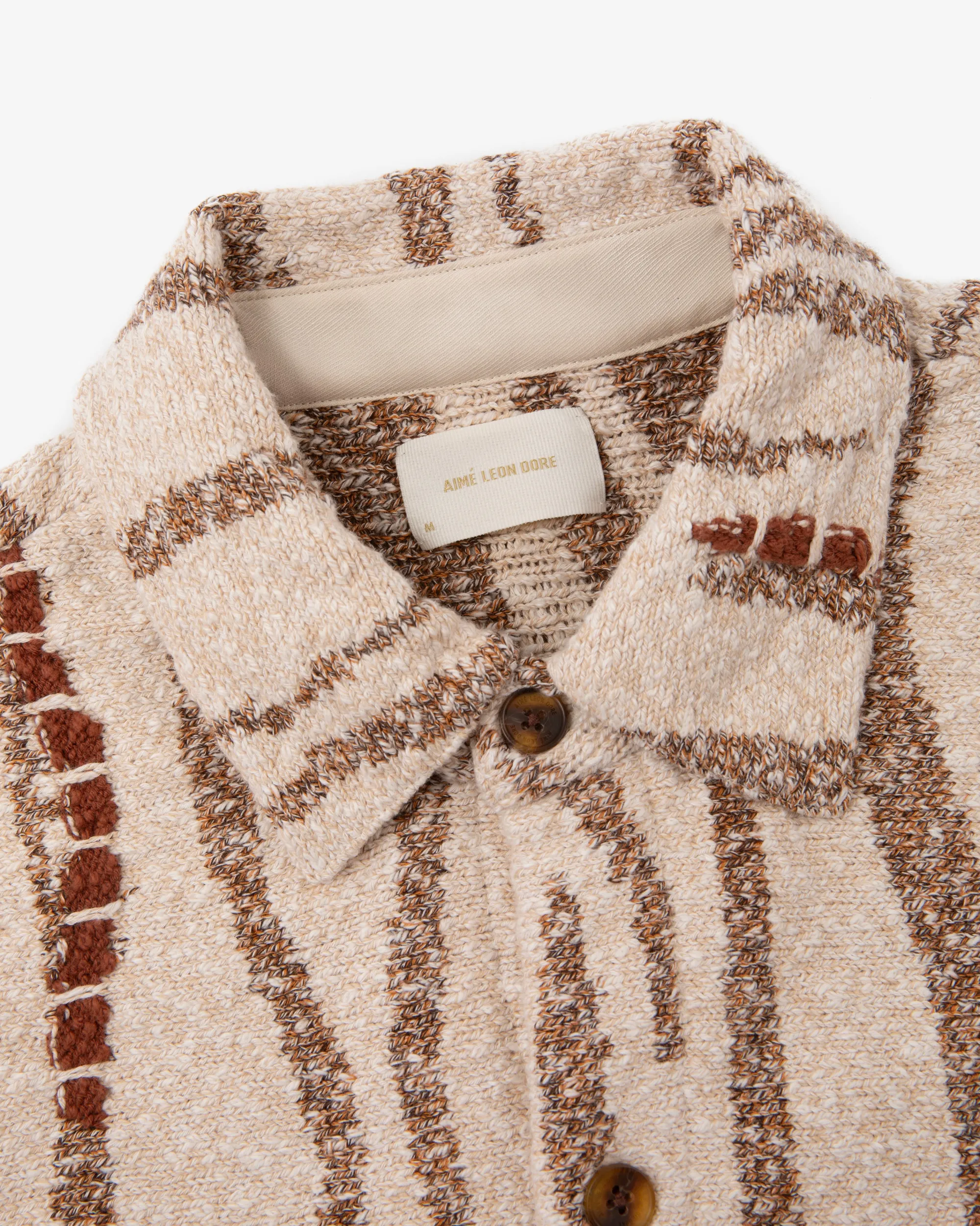 Aimé Leon Dore Jacquard Knit Overshirt