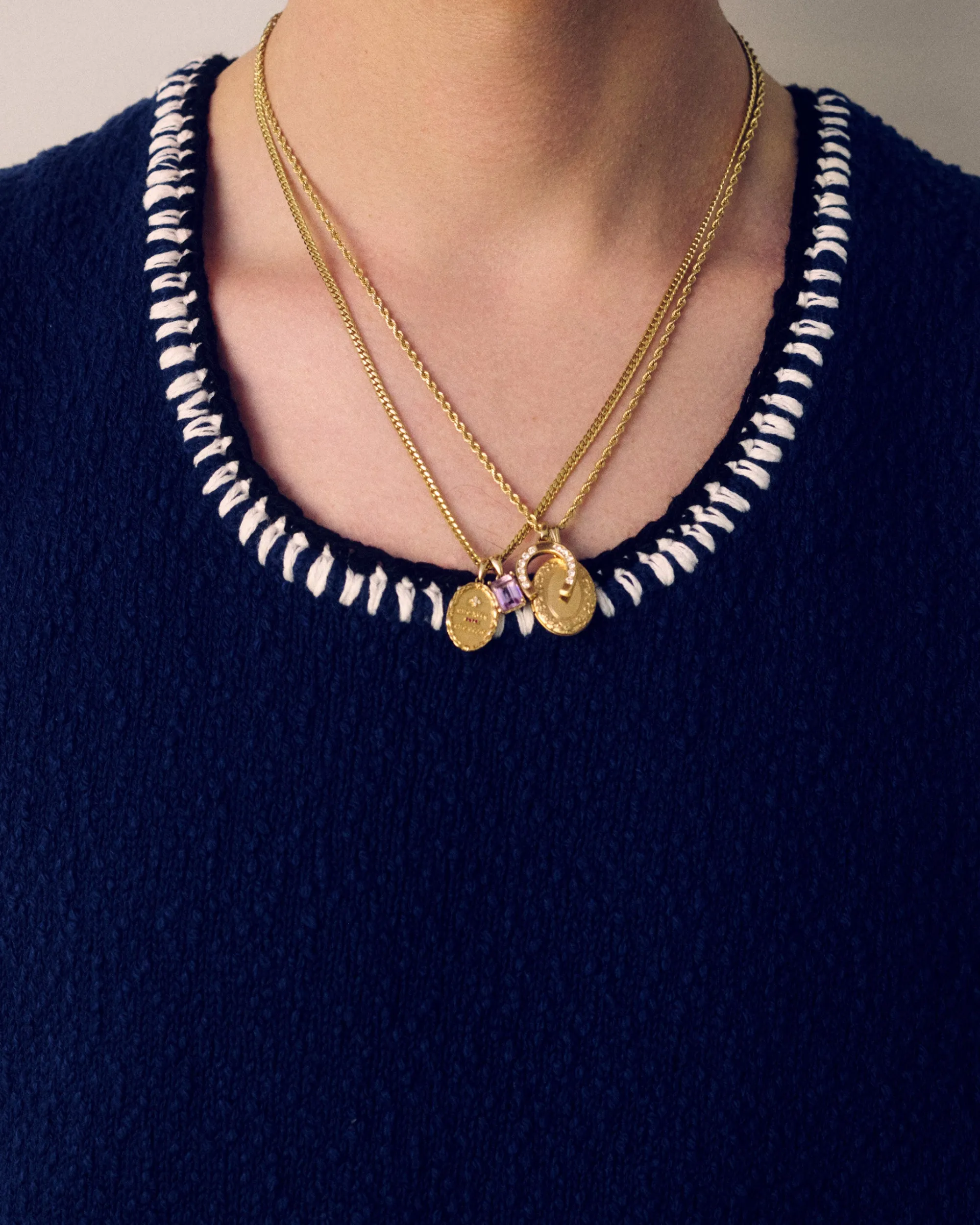 Aimé Leon Dore 14Kt Gold Gemstone Pendant