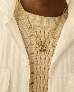 Aimé Leon Dore 14Kt Gold Saint George Pendant