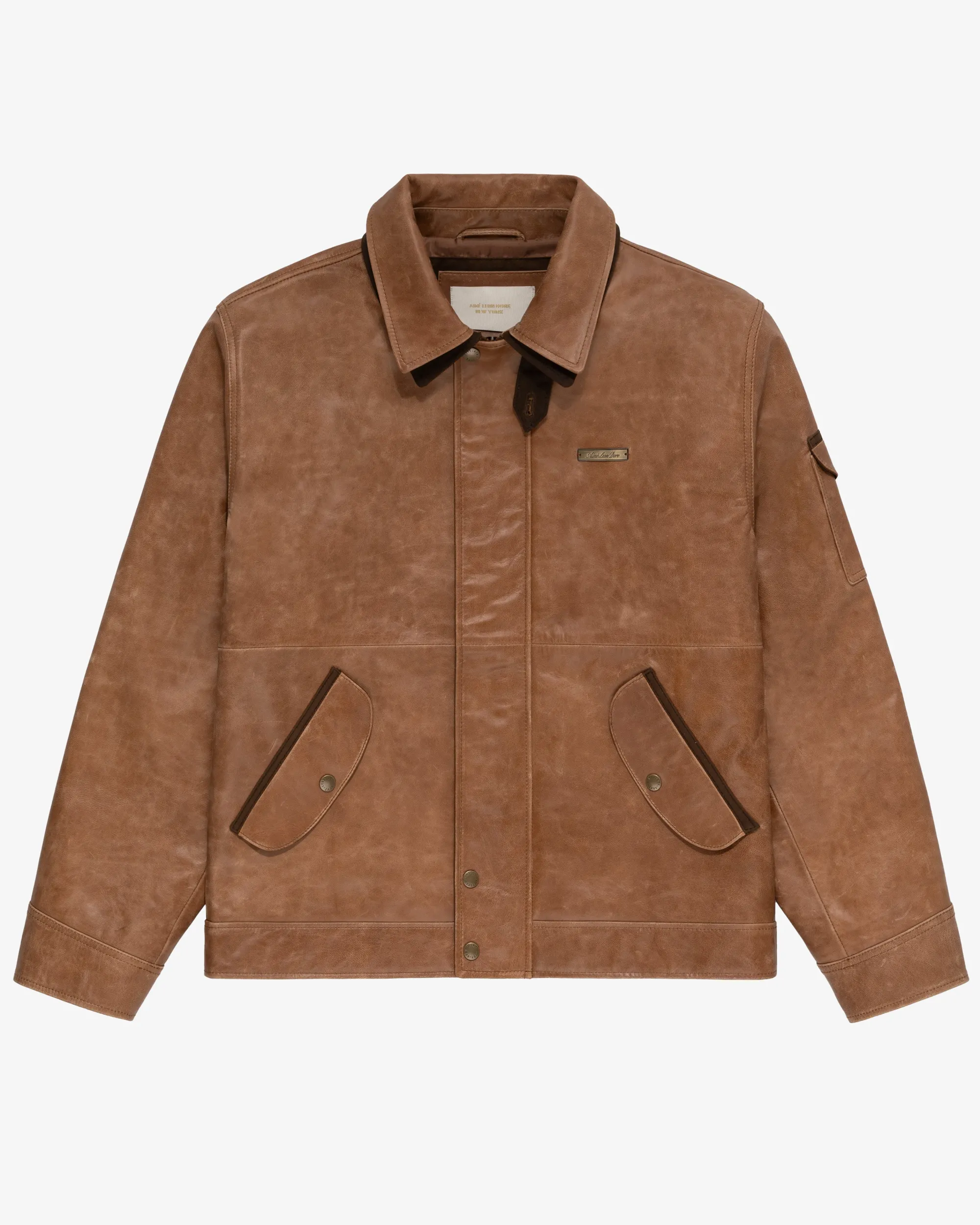 Aimé Leon Dore Leather Aviator Jacket