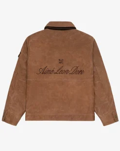 Aimé Leon Dore Leather Aviator Jacket