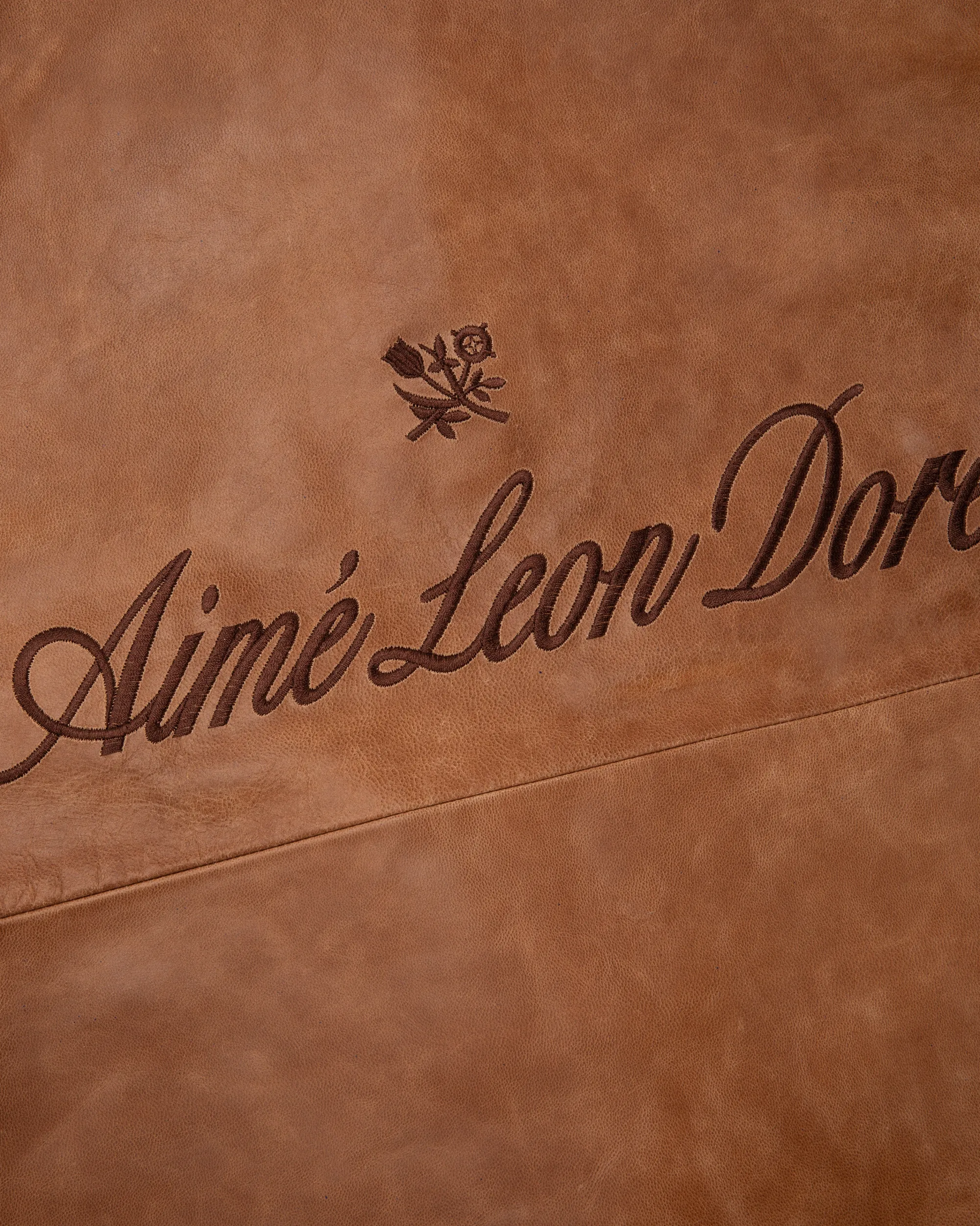 Aimé Leon Dore Leather Aviator Jacket