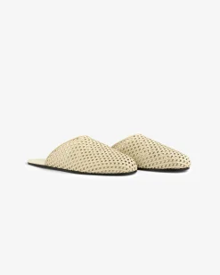 Aimé Leon Dore Leather Raffia Mule