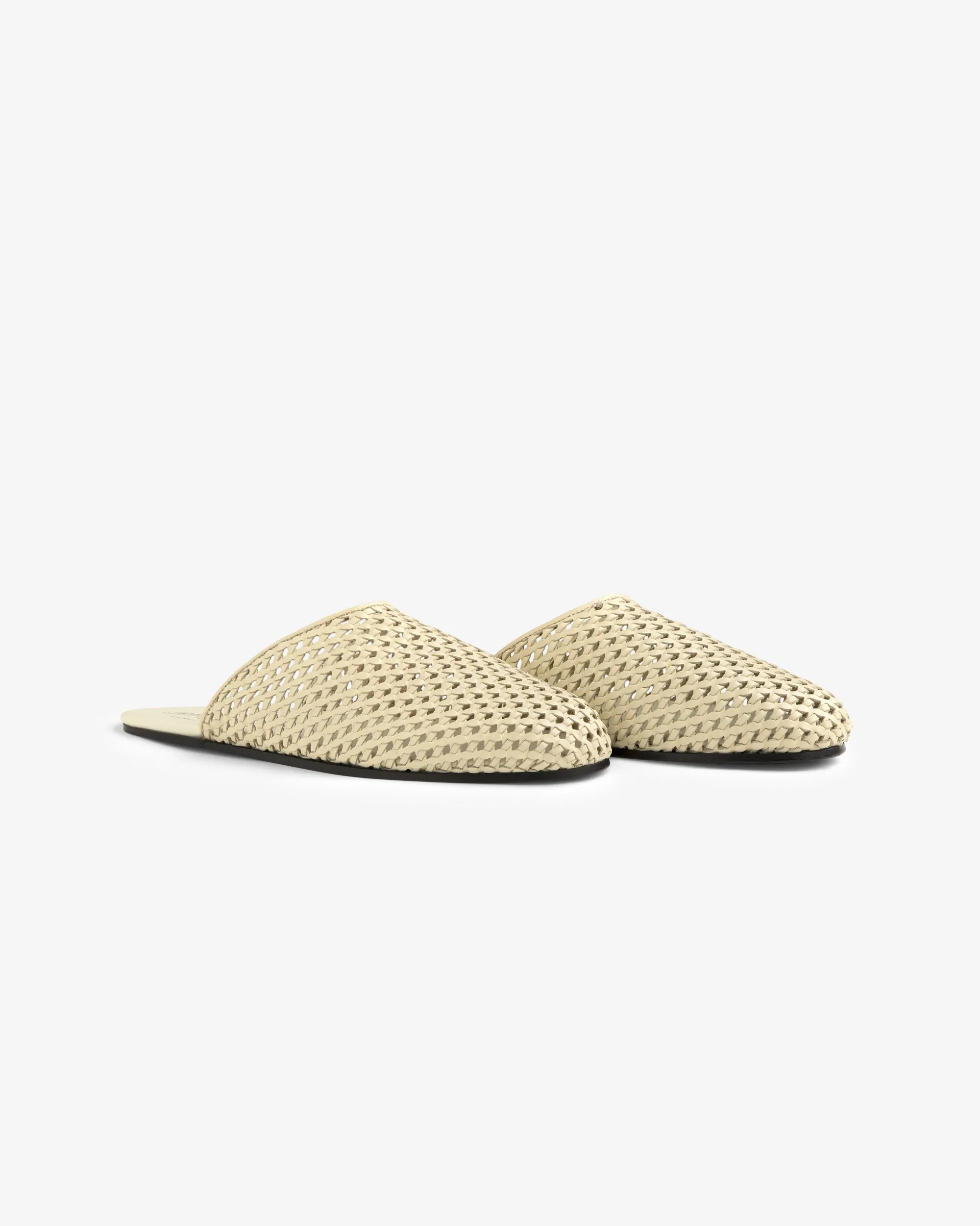 Aimé Leon Dore Leather Raffia Mule