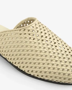 Aimé Leon Dore Leather Raffia Mule