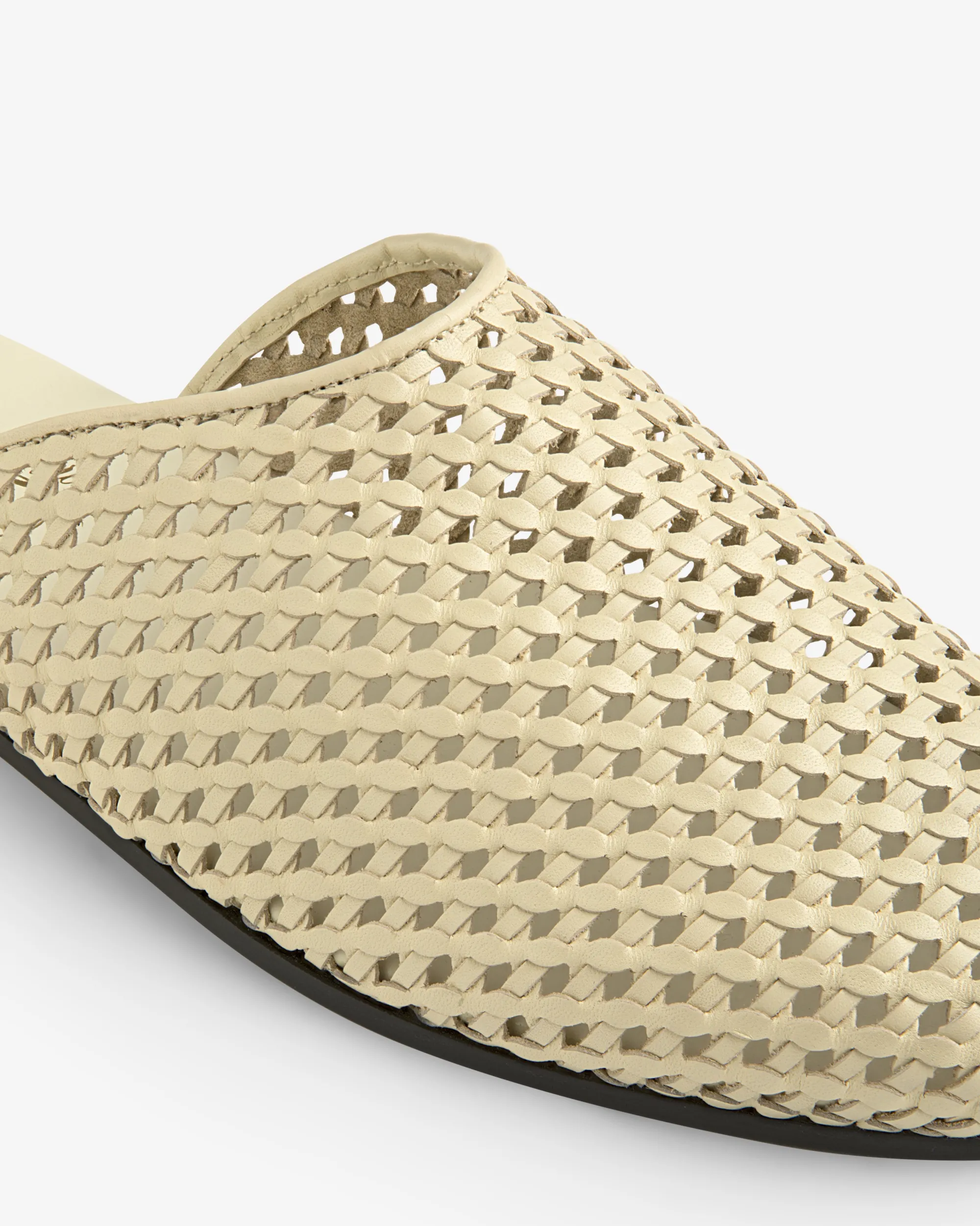 Aimé Leon Dore Leather Raffia Mule