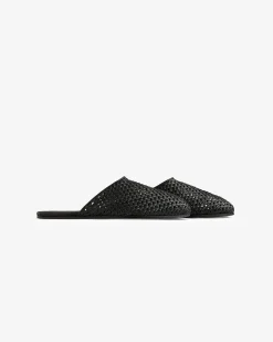 Aimé Leon Dore Leather Raffia Mule