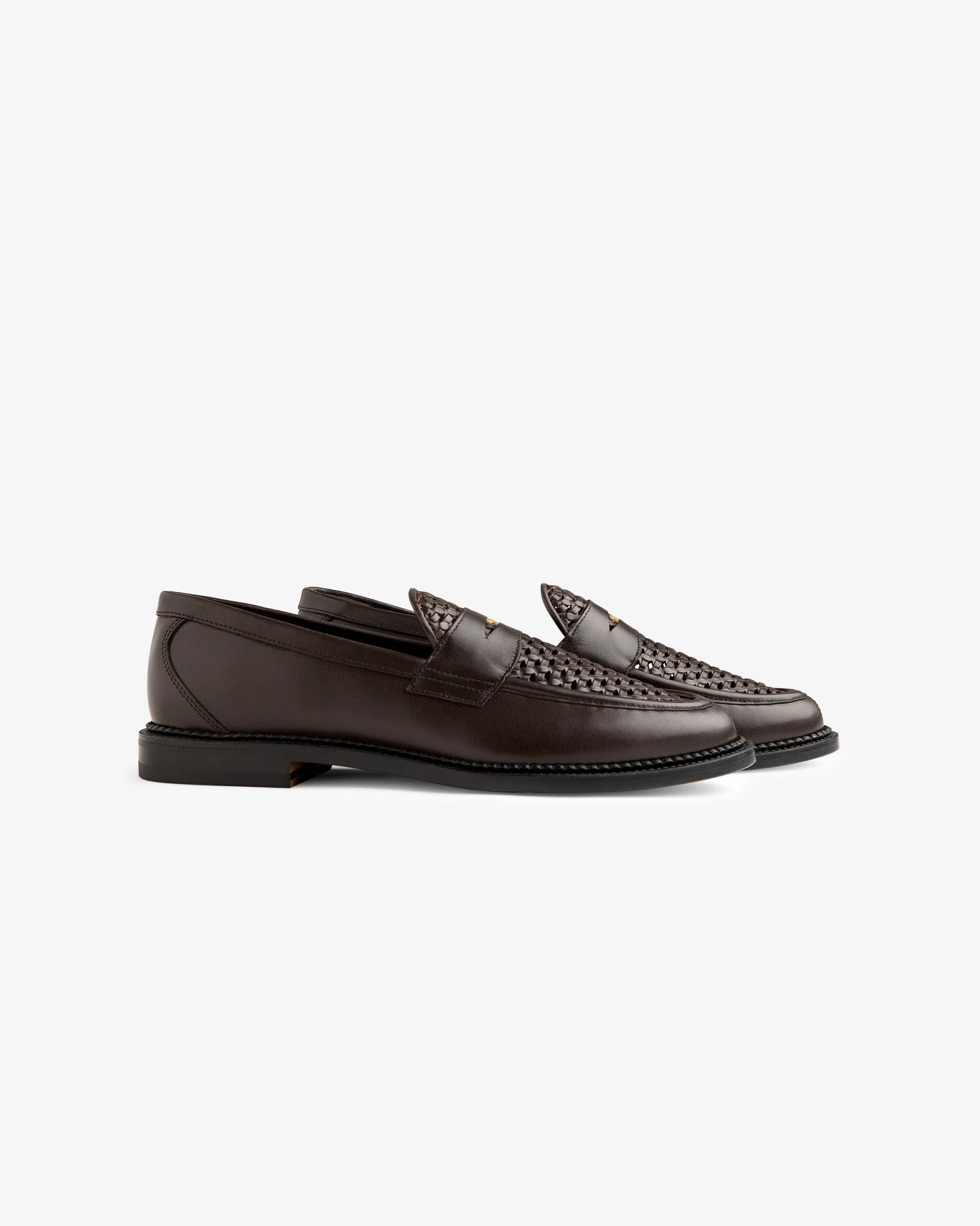 Aimé Leon Dore Queens Crest Raffia Loafer