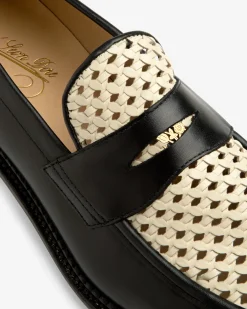 Aimé Leon Dore Queens Crest Raffia Loafer