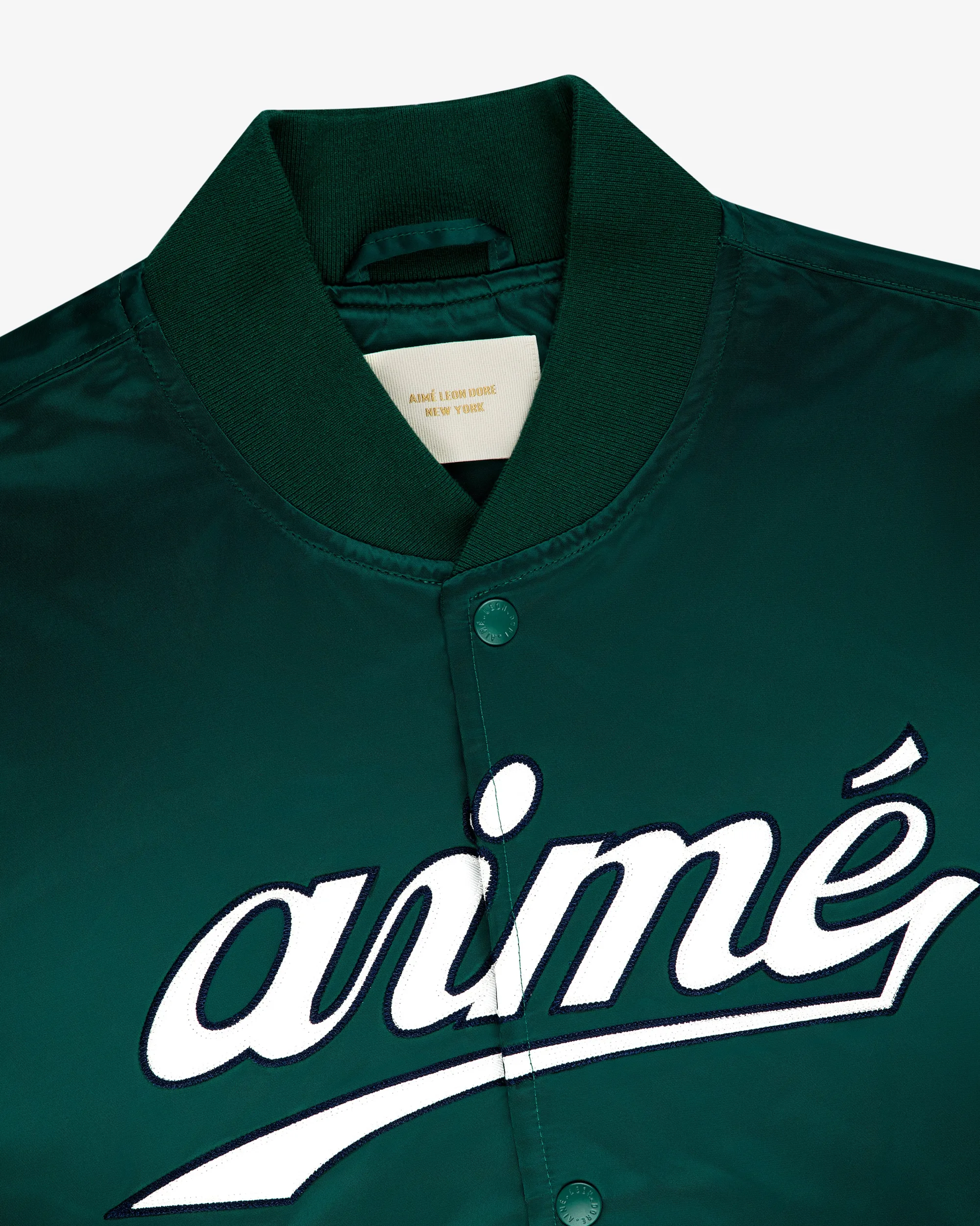 Aimé Leon Dore Satin Varsity Jacket