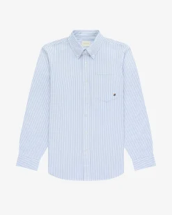 Aimé Leon Dore Striped     Crest    Oxford     Shirt