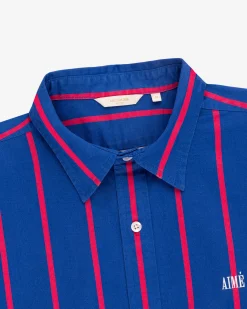 Aimé Leon Dore Striped Leon Overshirt
