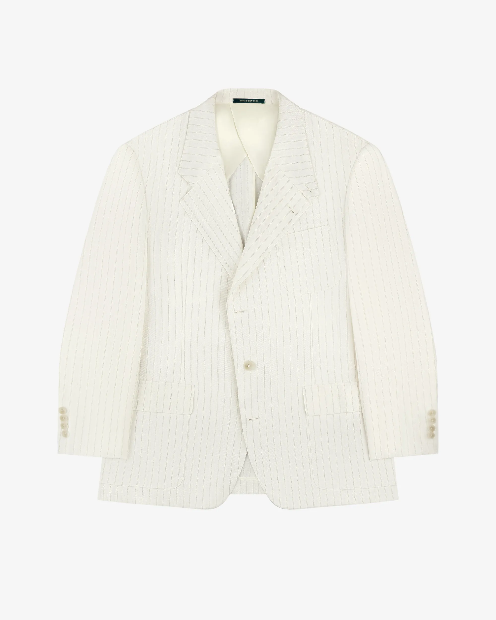 Aimé Leon Dore Striped Linen Suit Jacket