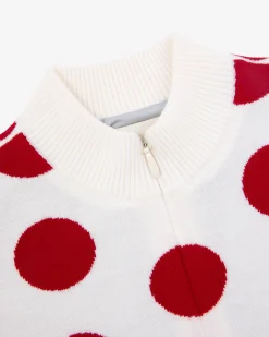 Aimé Leon Dore WINDSTOPPER® Polka Dot Knit Cycling Jersey by GORE-TEX LABS
