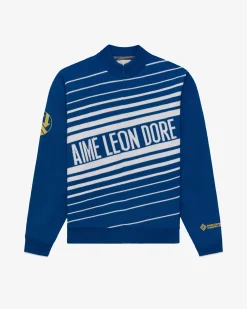 Aimé Leon Dore WINDSTOPPER® Striped Knit Cycling Jersey by GORE-TEX LABS